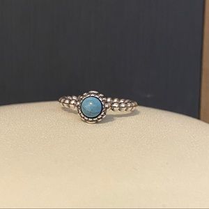 Unique Pandora March Birthday Bloom Ring